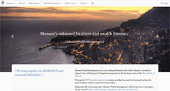Desktop Screenshot of monacowealthmanagement.com